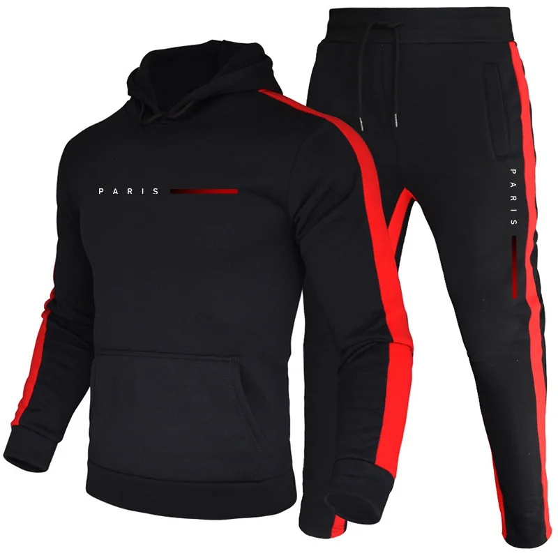 Paris Fashion Men - Set di Felpe con Cappuccio da