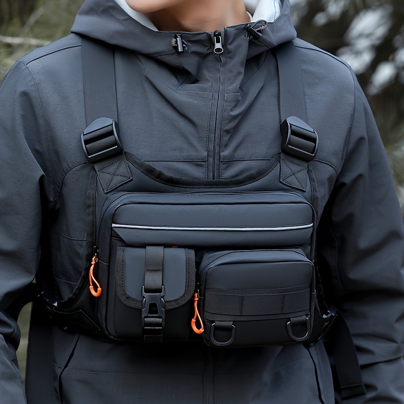 Tactical Vest Men - Borsa tattica da petto da uomo,