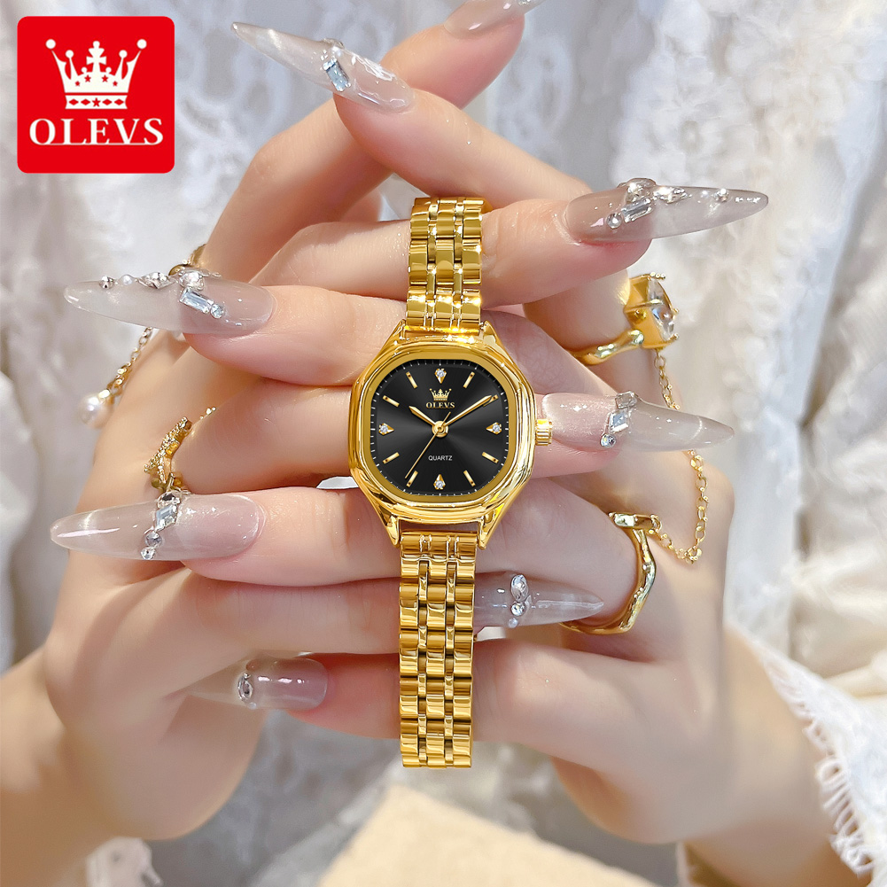 Fashion Mens Watches - OLEVS 5888 Orologi da donna Oro