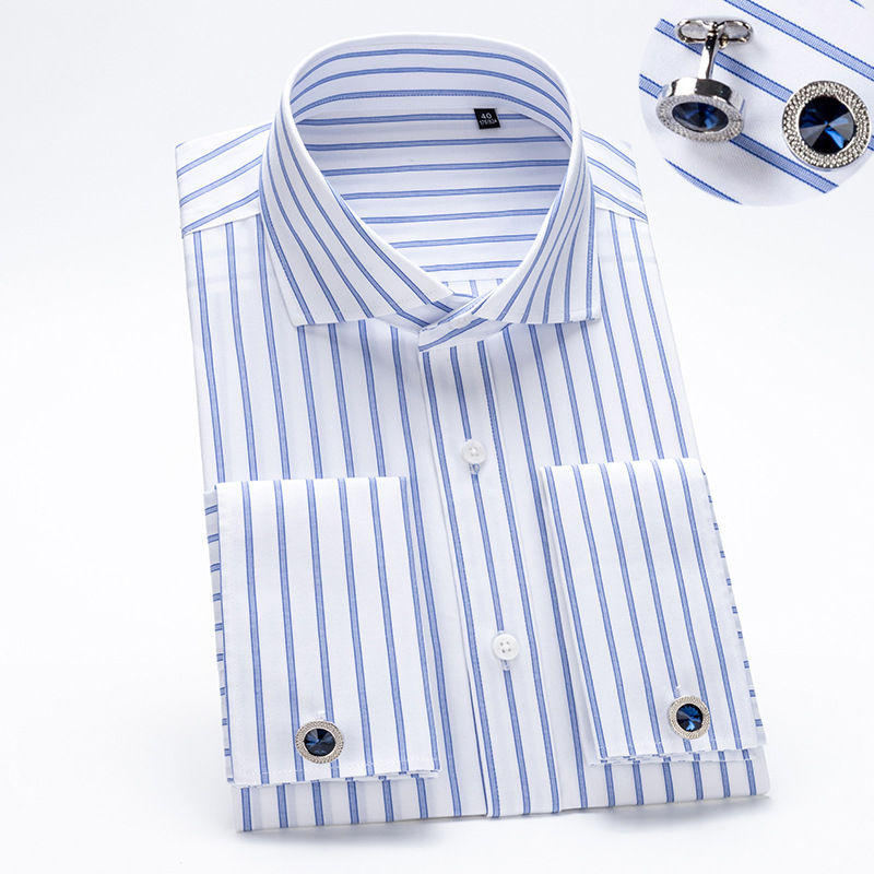 Dress Shirt Non-Iron - Camicia con polsino francese in cotone