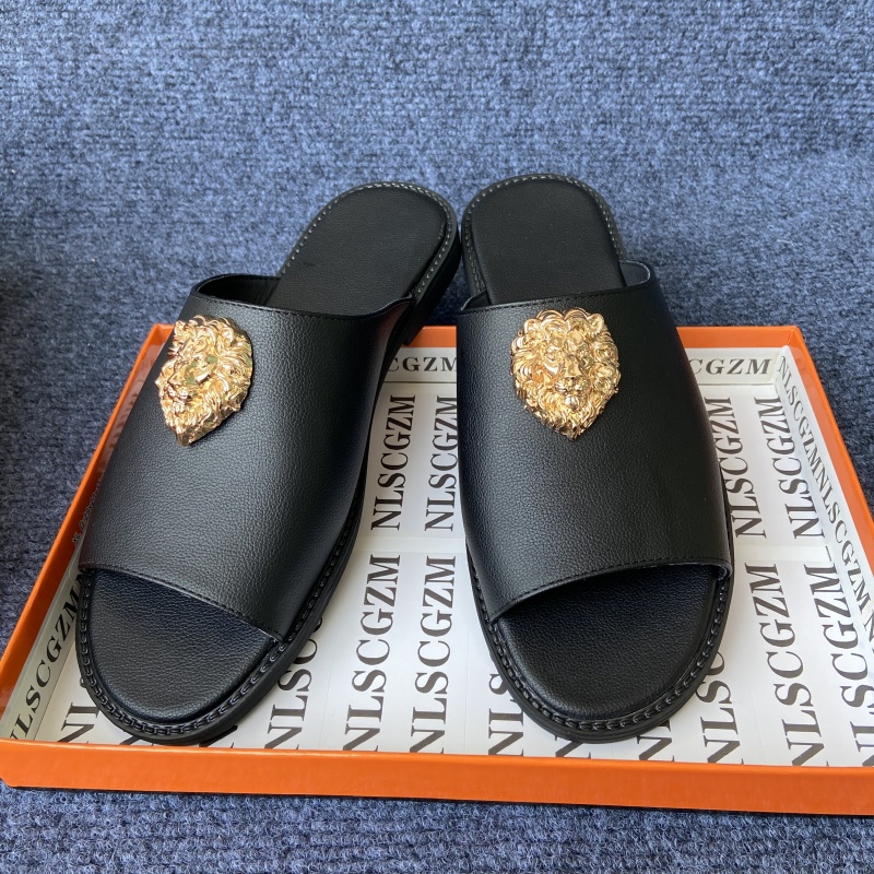 Men'S Fashion Brand - scarpe originali di marca pantofole nere