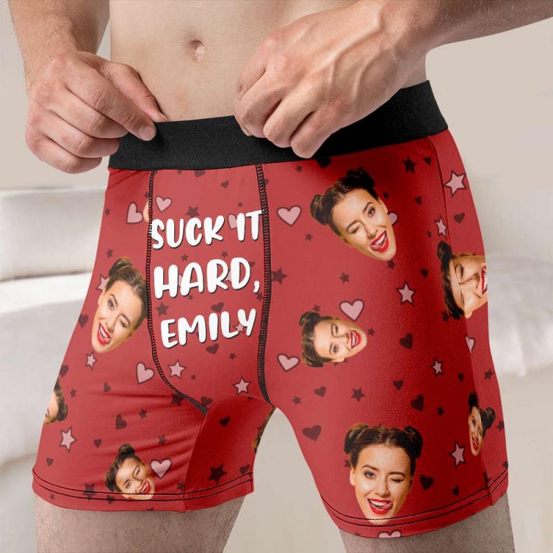 Men'S Fashion Underwear - Boxer da uomo con foto e