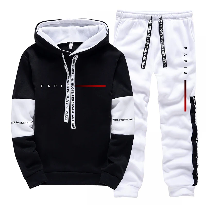 Men'S Fashion Usa - Set Moda Parigi: Felpa con Cappuccio