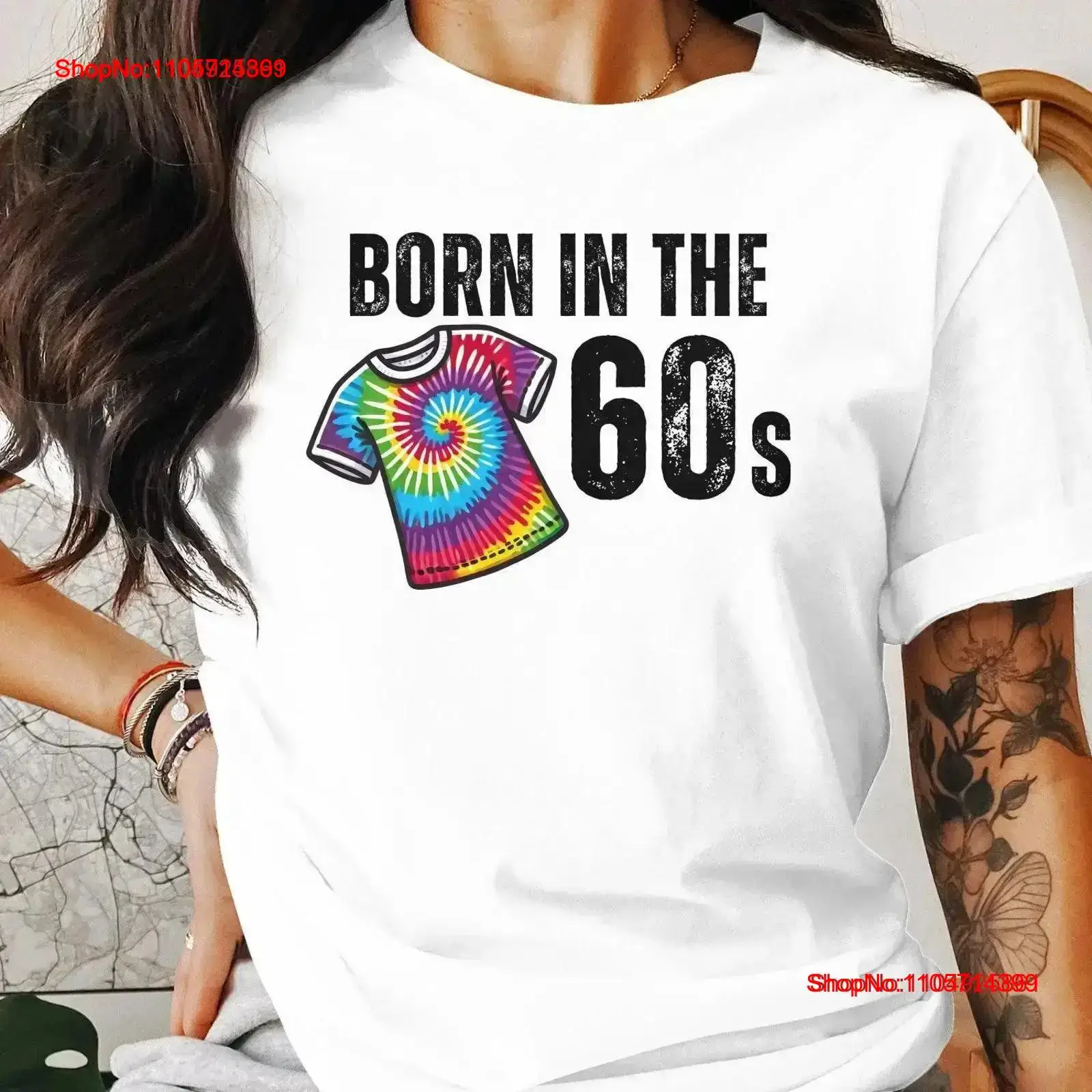 Men'S Fashion 1960S - Maglietta Born In The 60s, Stile