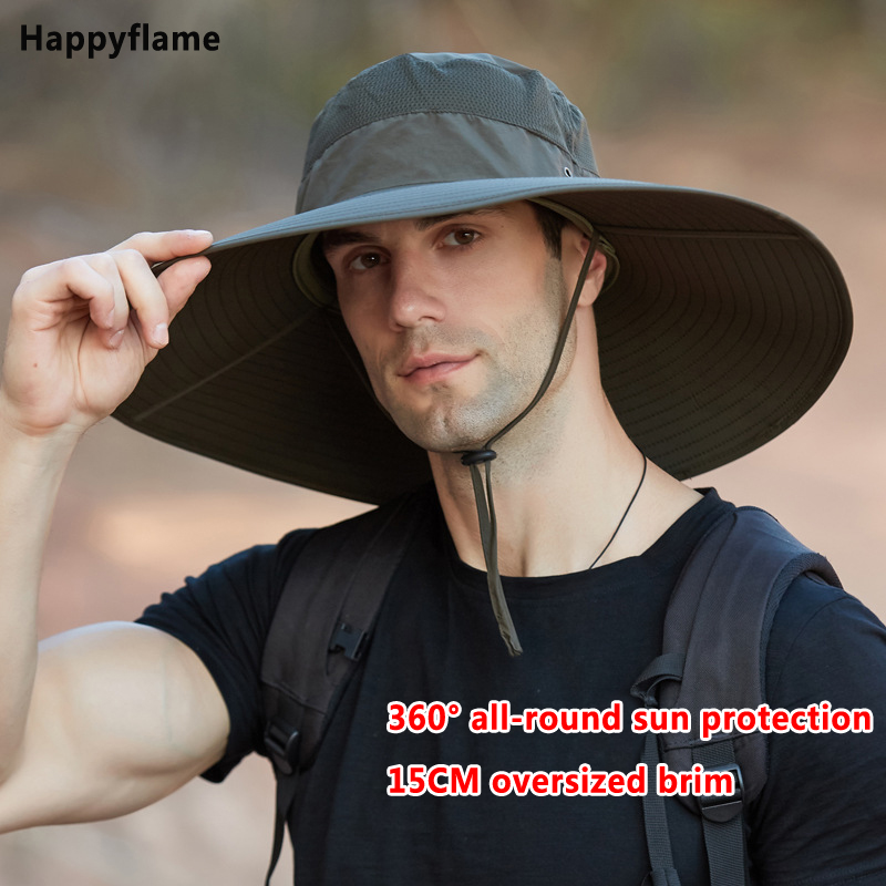 Mens Fashion Bucket Hat - Cappello da pescatore a tesa larga