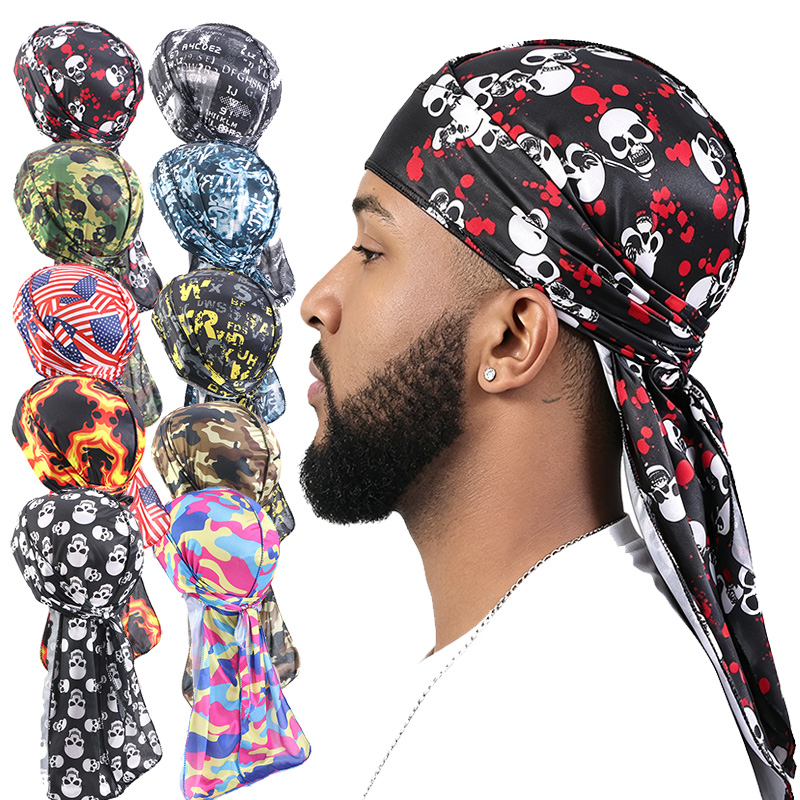 Mens Fashion Caps - 3 Pezzi Cappello Durag alla Moda