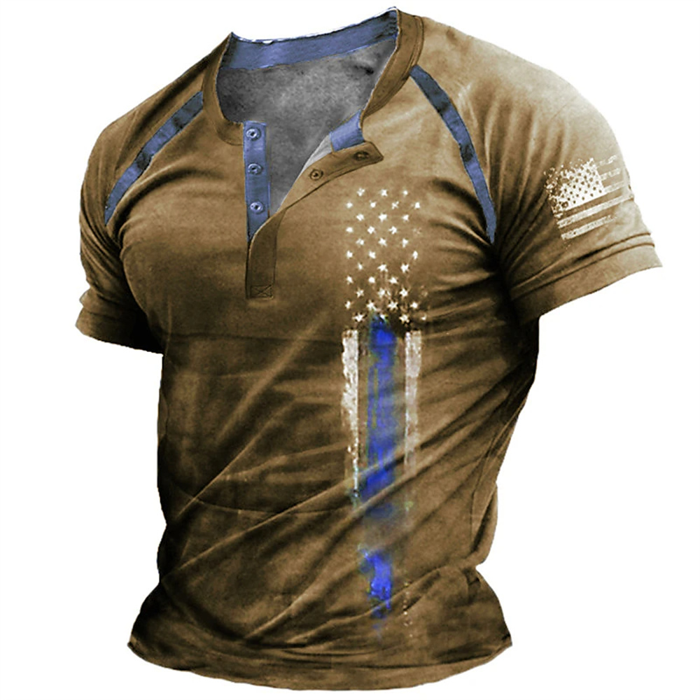 Mens Fashion Clothes - Divertente Maglietta Henry con Stampa 3D