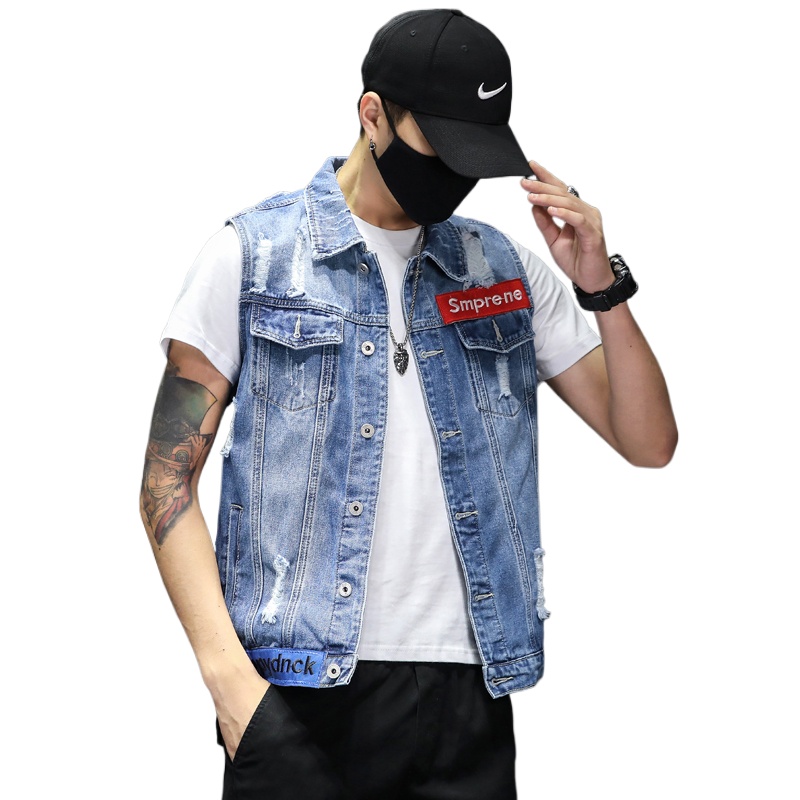 Men'S Fashion Vest With Jeans - Nuovi uomini di moda Gilet di