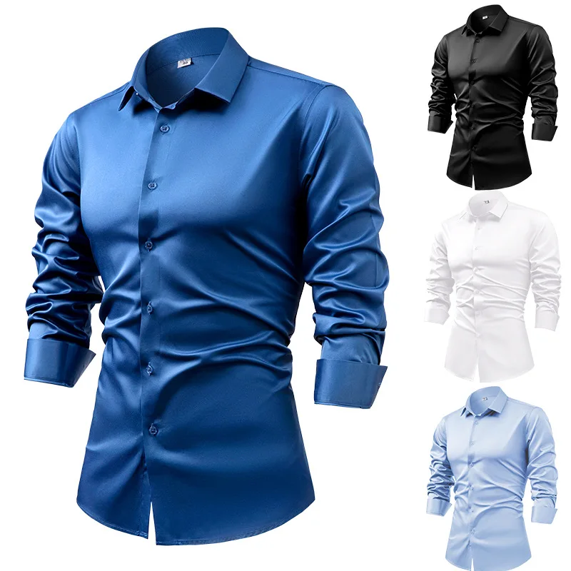 Dress Shirt Non-Iron - 2025 Camicie eleganti da uomo a