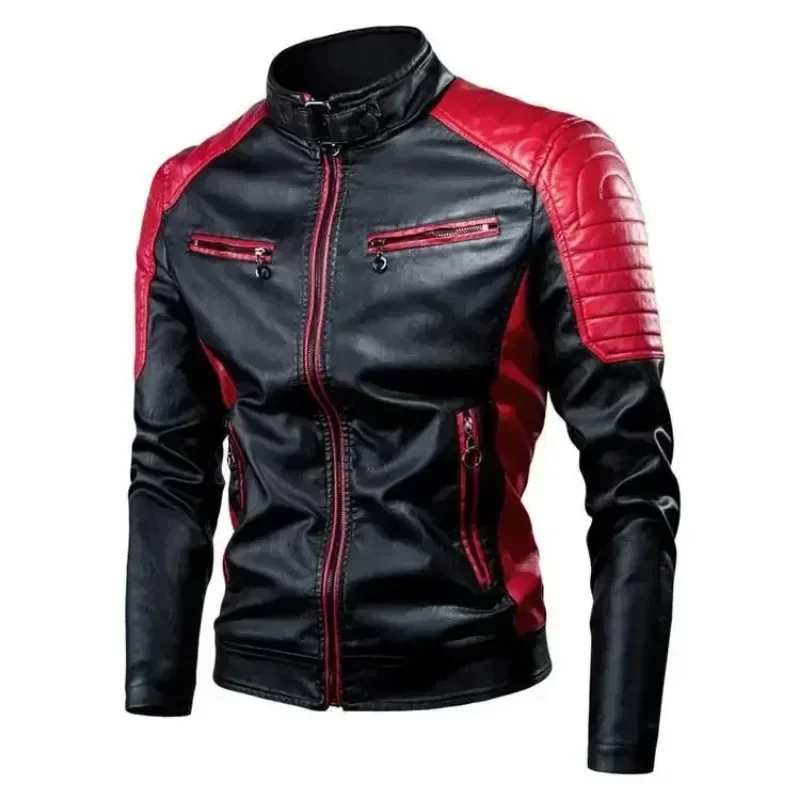 Amazon Men'S Fashion - LIBIELIY 2025 Giacca in pelle da