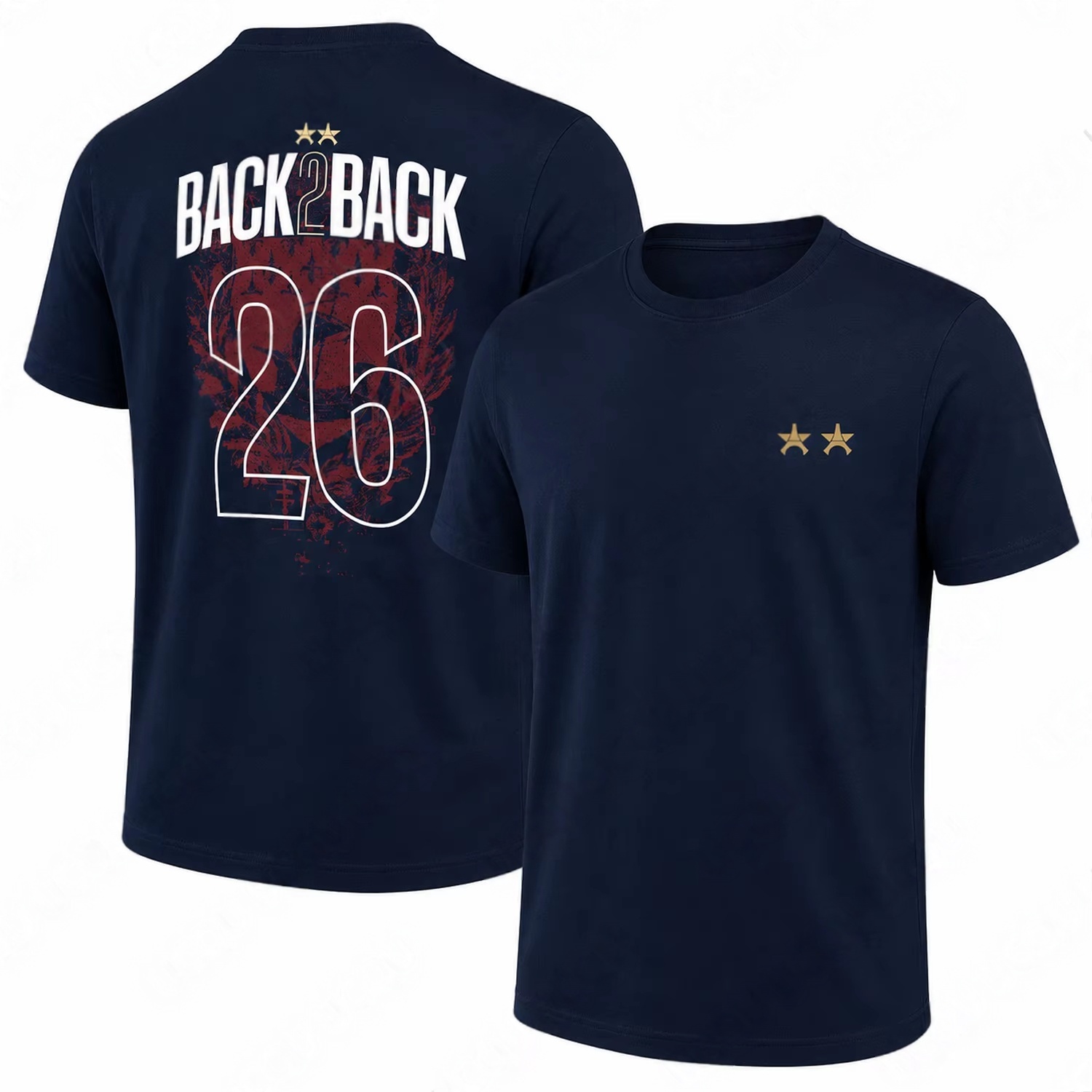 Paris Fashion Men - T-shirt PSG Paris Back To Back