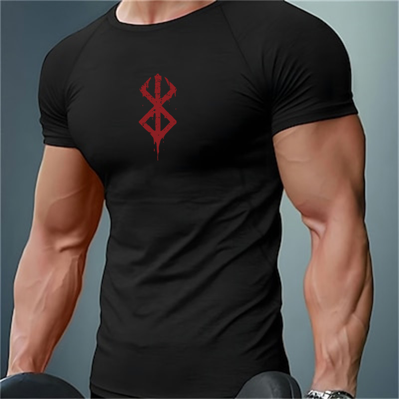Compression Shirt Workout - Magliette a Compressione Stampate da Uomo,