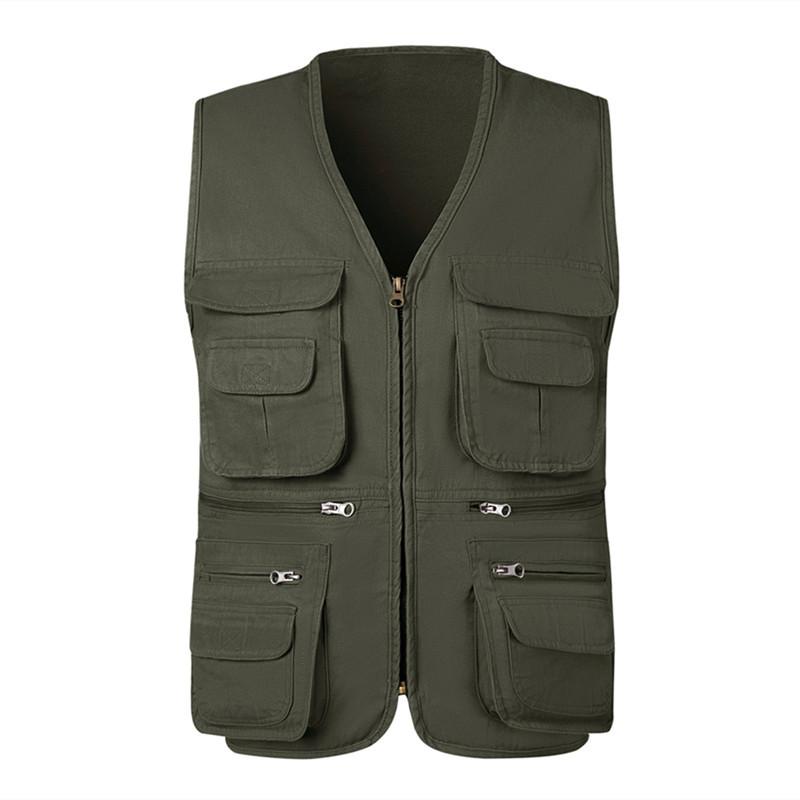 Tactical Vest Men - Gilet da pesca da trekking tattico