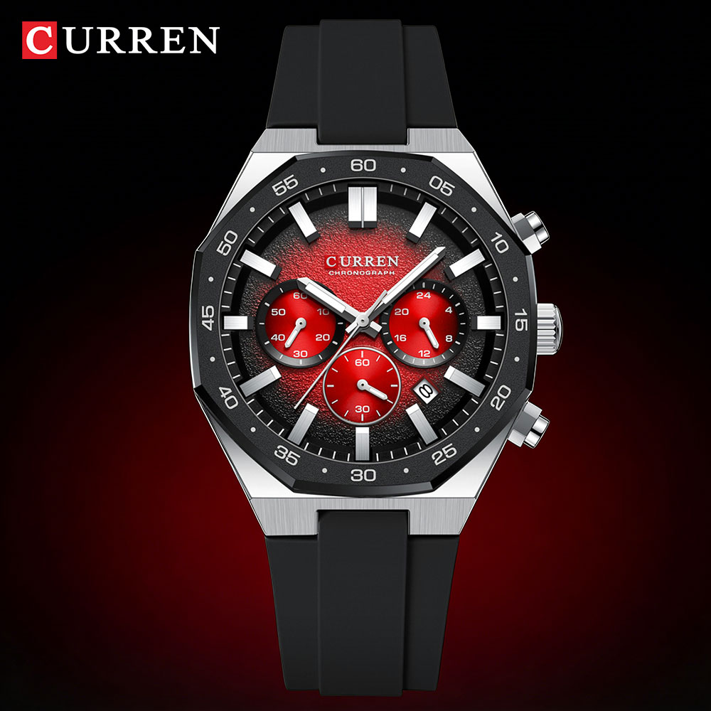 Fashion Mens Watches - CURREN Orologio Sportivo da Uomo alla