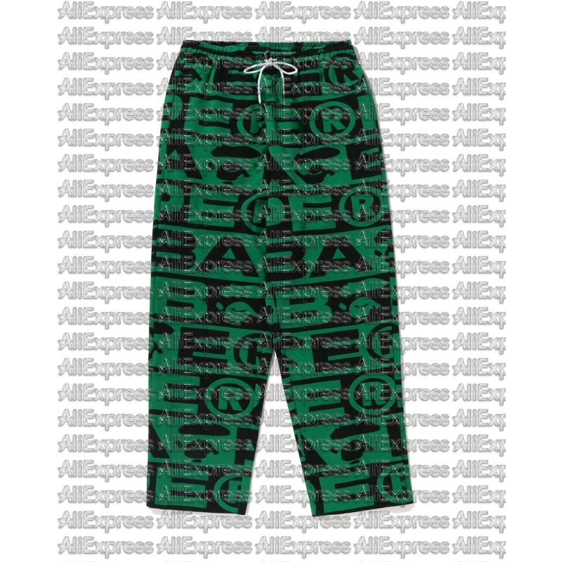 Mens Fashion Trends 2026 - Pantaloni Sportivi Casual Unisex 3D Verdi