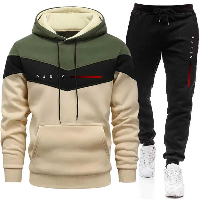 Men'S Fashion Usa - Set di Felpe con Cappuccio da