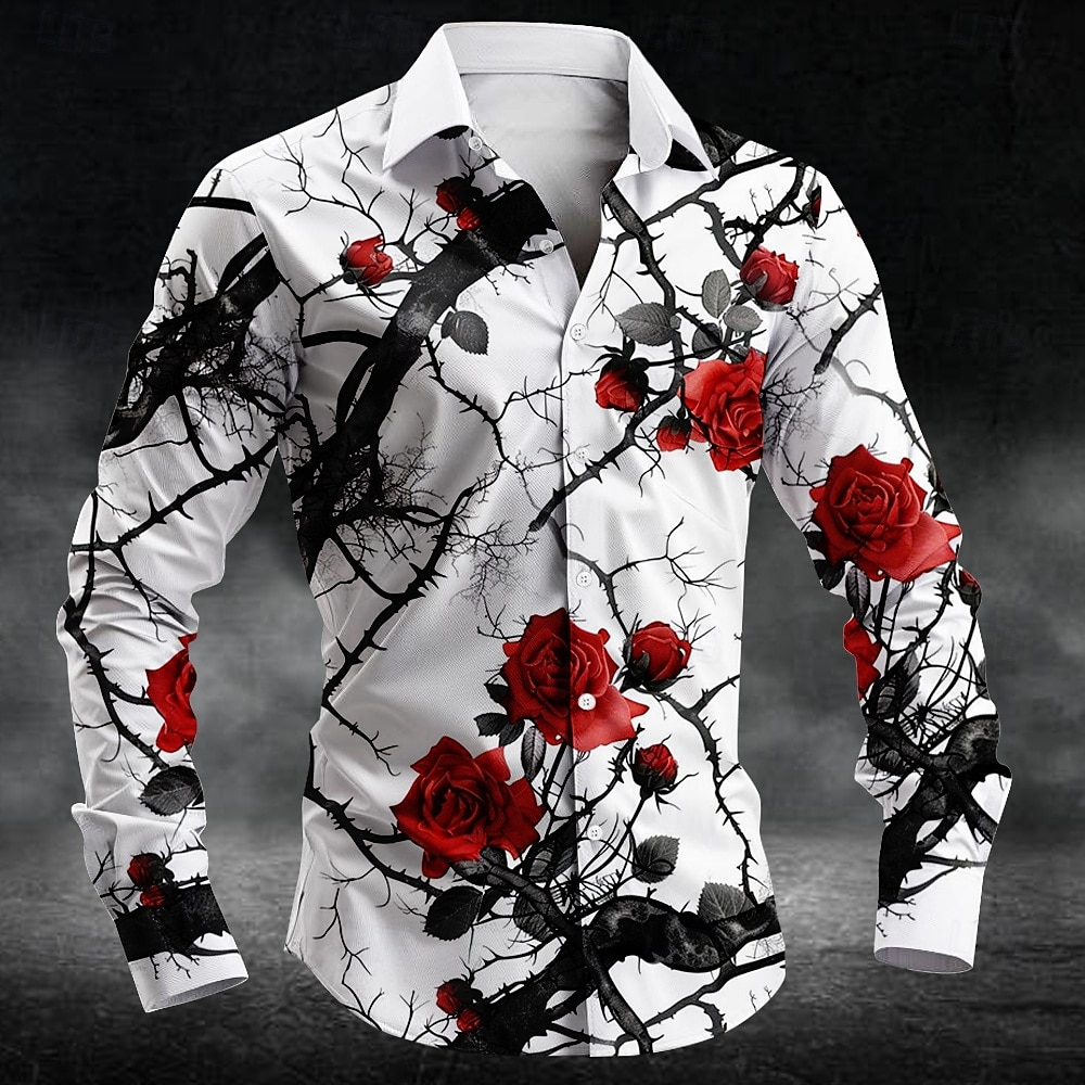 Men'S Fashion Trends - Camicia da uomo a maniche lunghe