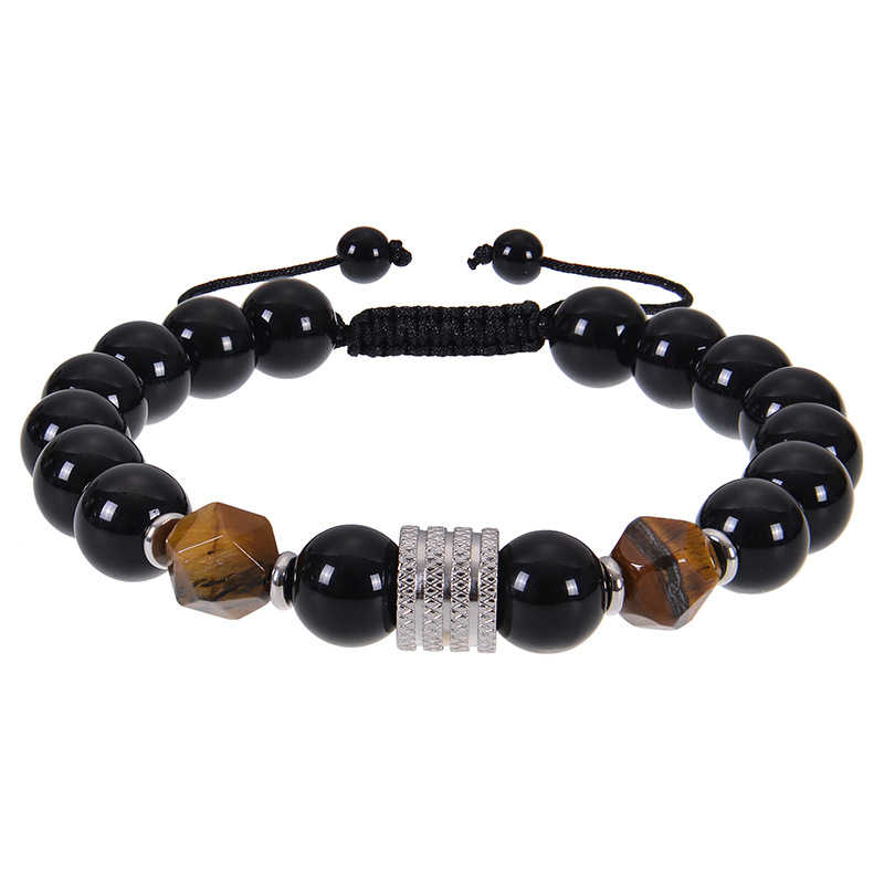 Amazon Men'S Fashion - Bracciale da uomo transfrontaliero in acciaio