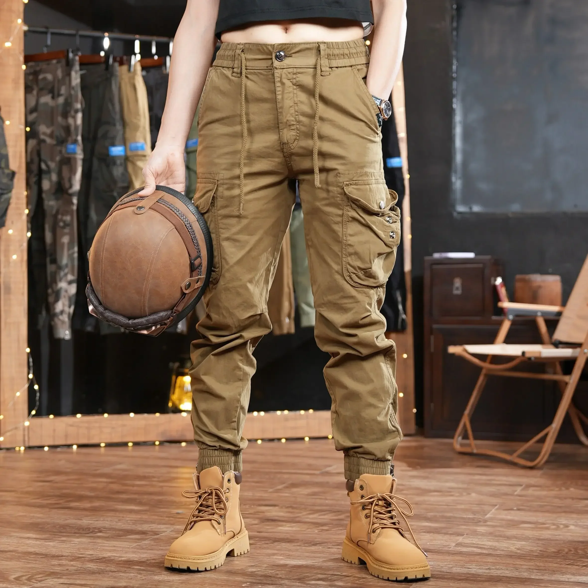 Cargo Jogger Pants - Pantaloni da esterno multitasche Pantaloni cargo