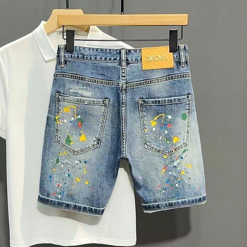 Pantaloni jeans corti da uomo  - Jeans Pants Fashion Men recensione e prezzo