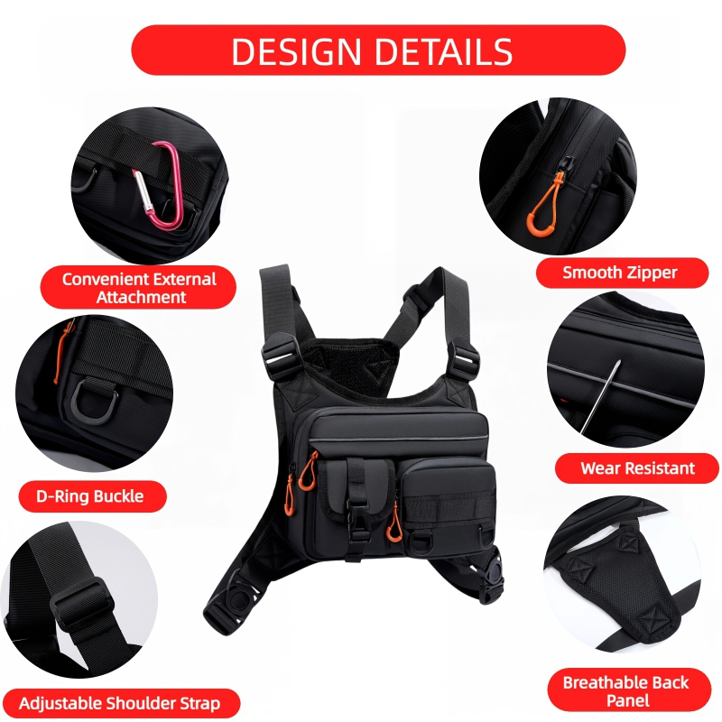 Borsa tattica da petto da uomo - Tactical Vest Men recensione e prezzo
