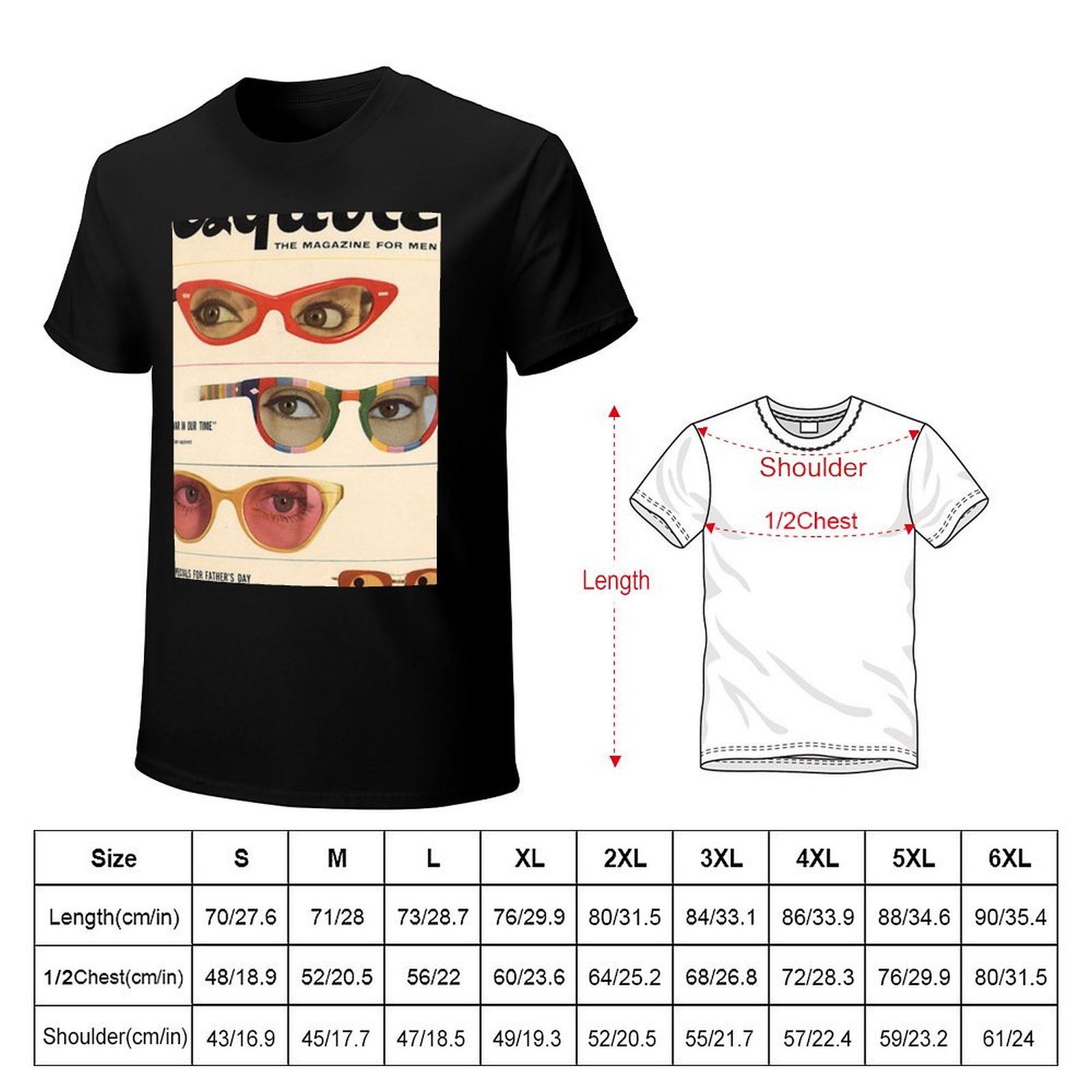 T-shirt Esquire 1960s Magazine - Men'S Fashion 1960S recensione e prezzo