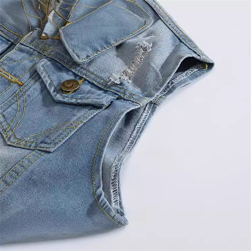 Gilet di jeans strappato da uo - Men'S Fashion Vest With Jeans recensione e prezzo
