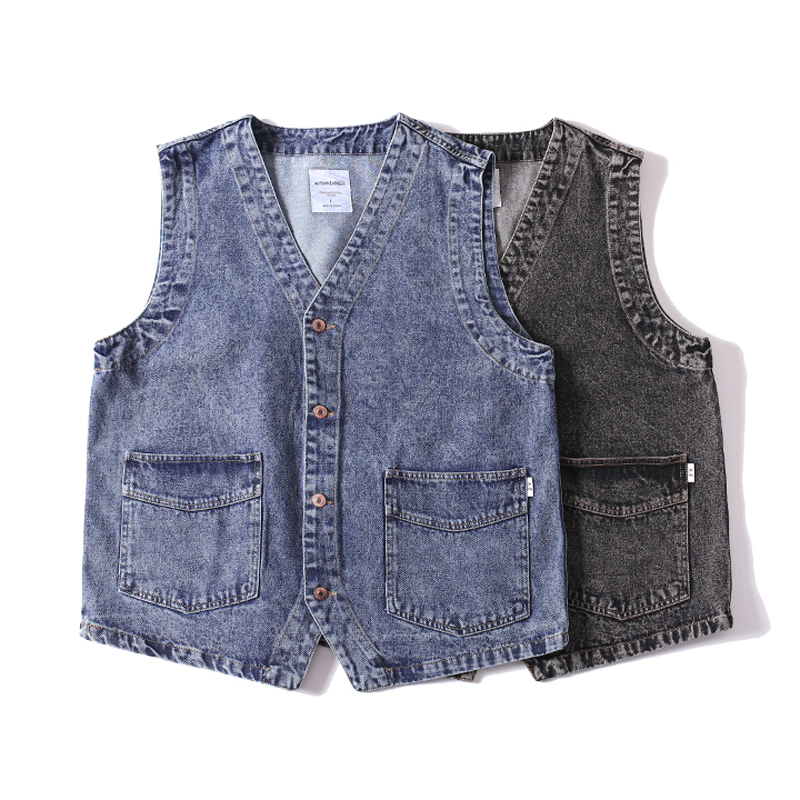 Uomo giapponese streetwear Cit - Men'S Fashion Vest With Jeans recensione e prezzo