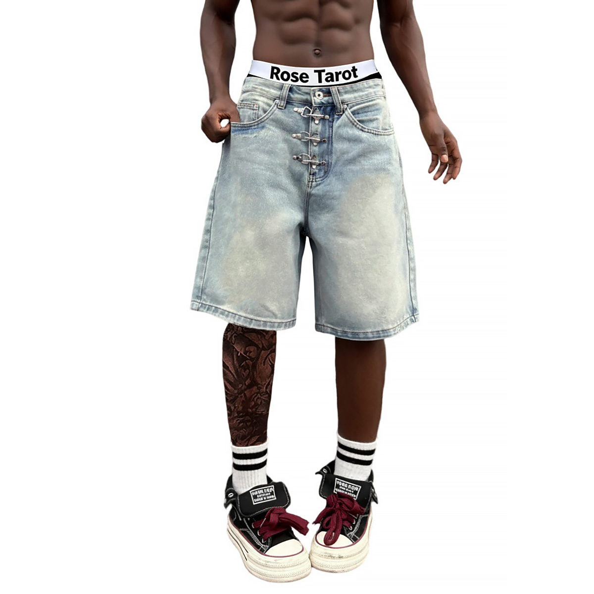Jeans Corti Larghi da Uomo con - Jeans Pants Fashion Men recensione e prezzo