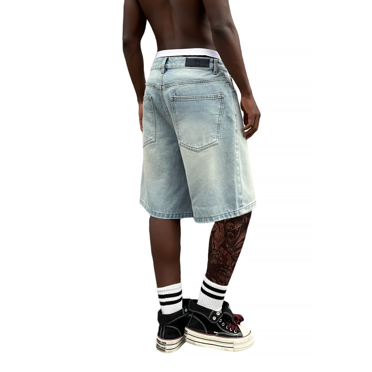 Jeans Corti Larghi da Uomo con - Jeans Pants Fashion Men recensione e prezzo