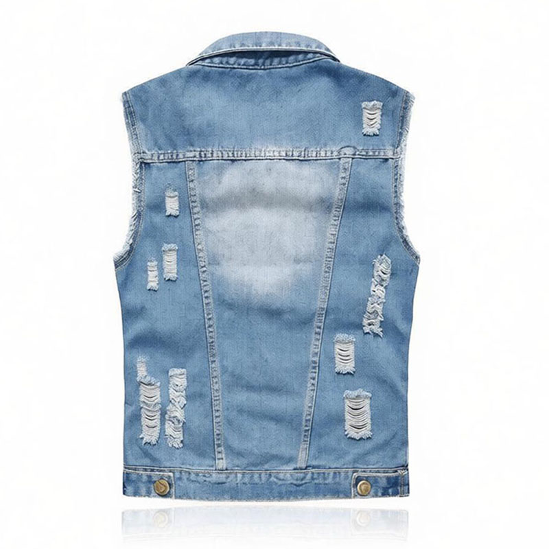 Gilet in denim da uomo taglie  - Men'S Fashion Vest With Jeans recensione e prezzo