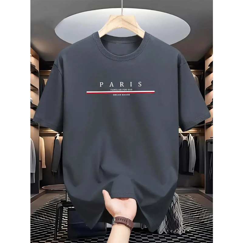 T-shirt da uomo a maniche cort - Paris Fashion Men recensione e prezzo