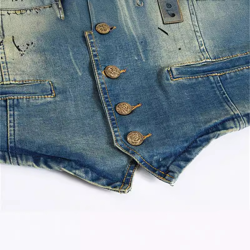 Primavera Autunno Nuovi Uomini - Men'S Fashion Vest With Jeans recensione e prezzo