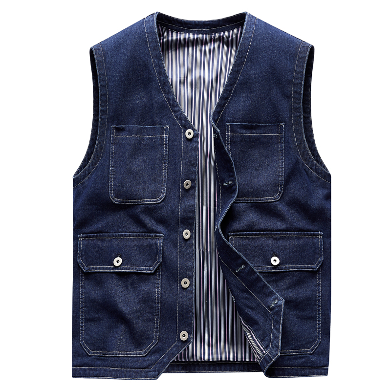 Gilet in Jeans da Uomo, Gilet  - Men'S Fashion Vest With Jeans recensione e prezzo