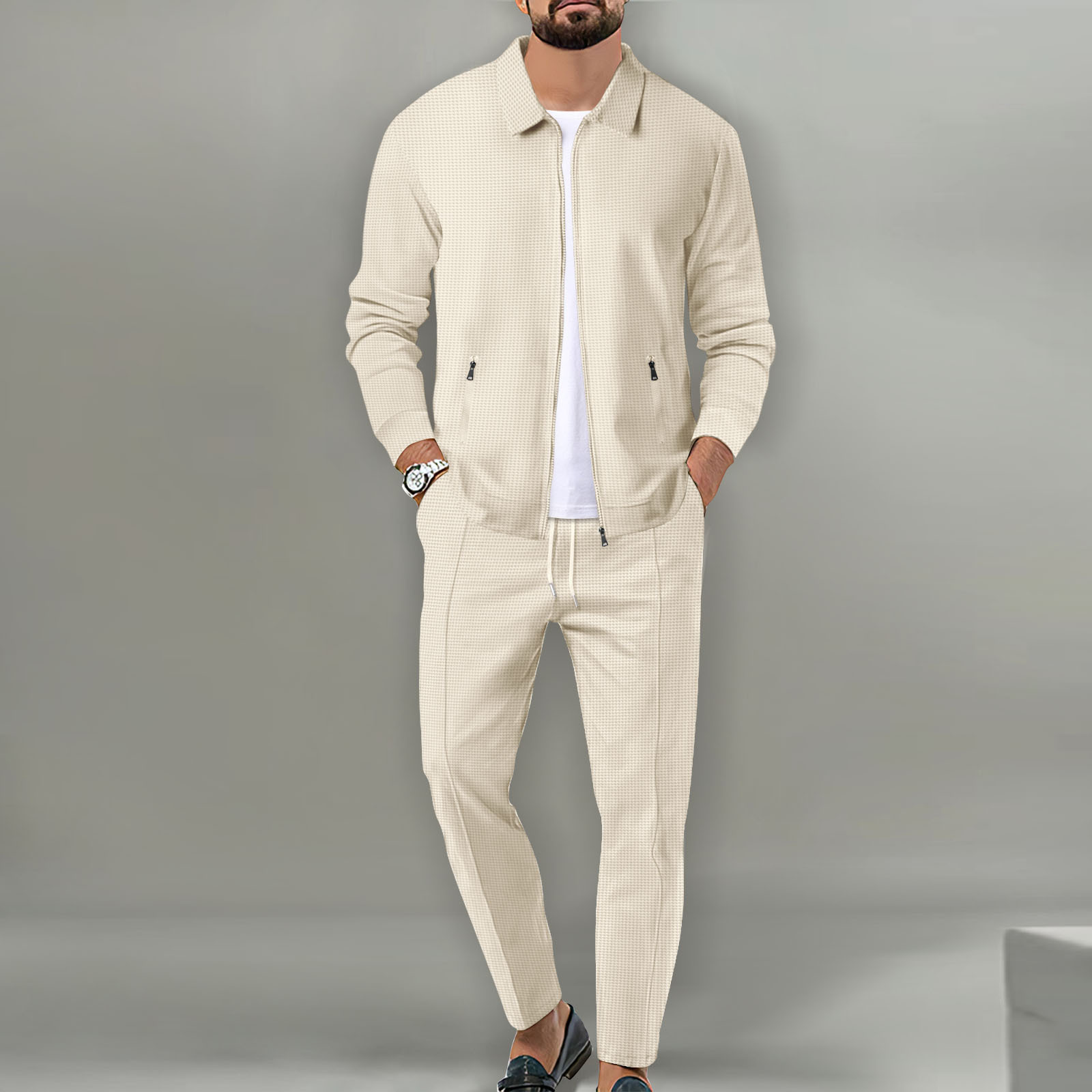 Set giacca autunnale da uomo p - Knitted Cardigan Men recensione e prezzo