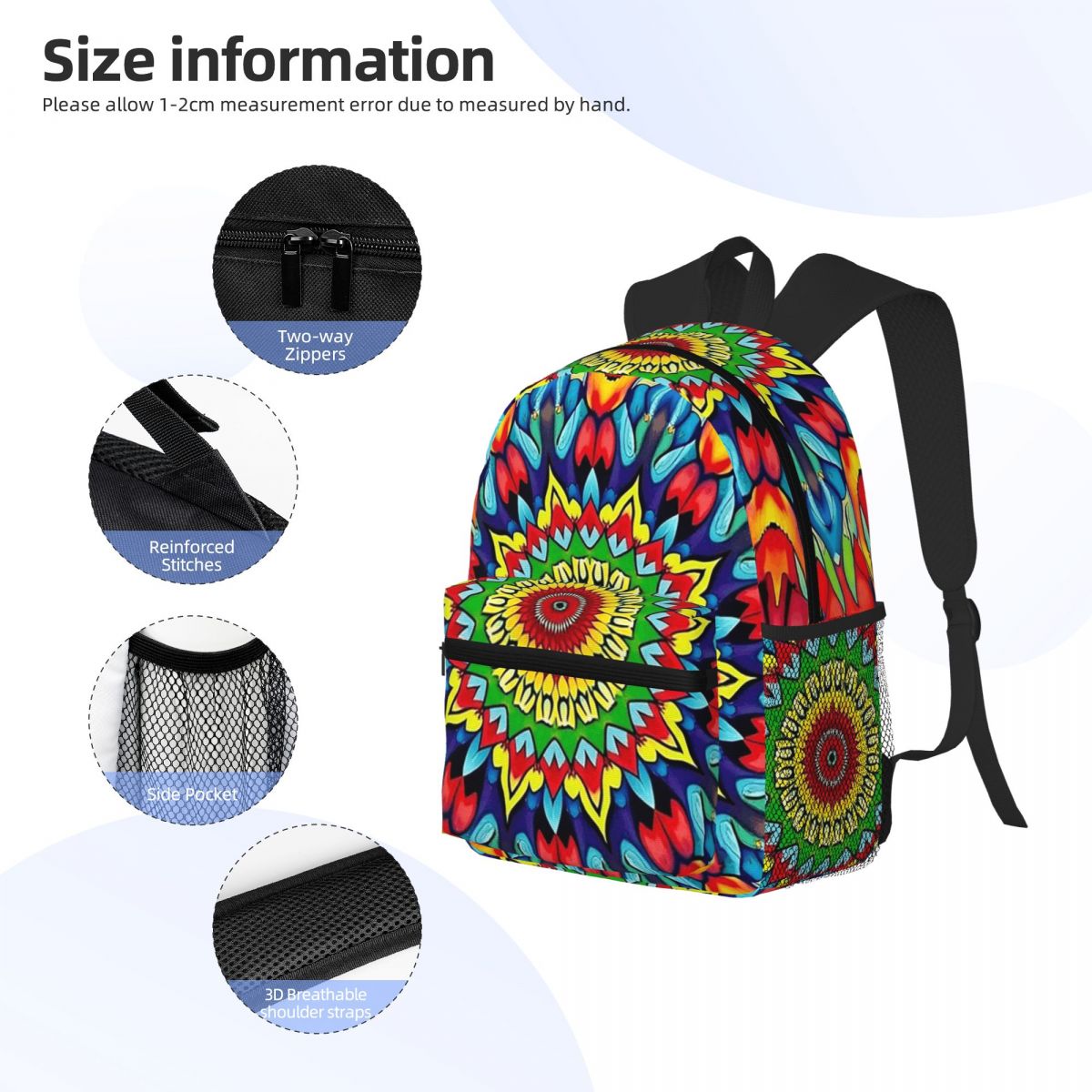 Vibrante Trippy Mandala anni ' - Men'S Fashion 1960S recensione e prezzo