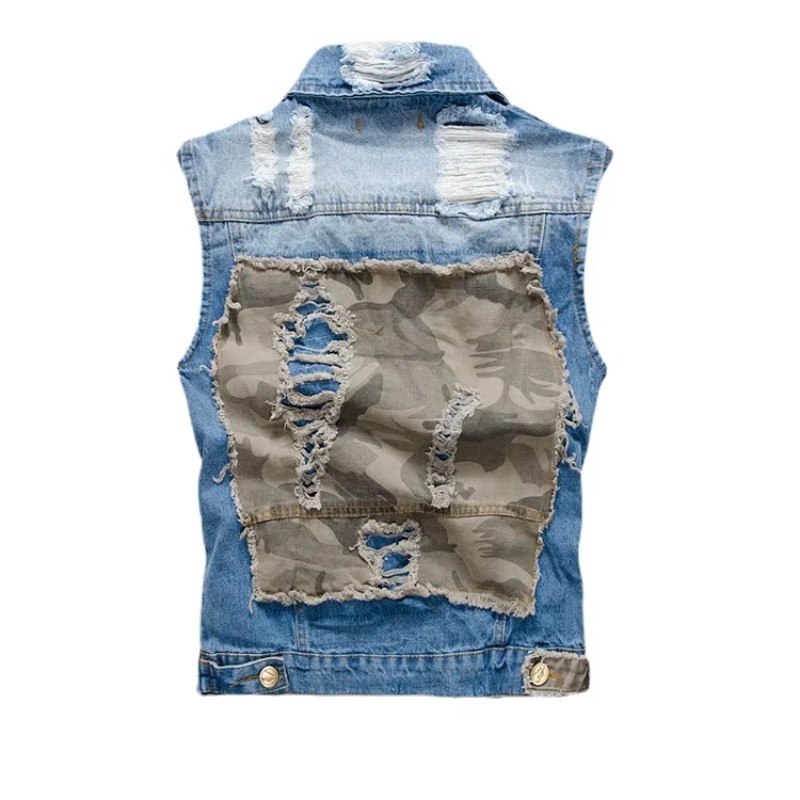 Gilet di jeans slim da uomo Gi - Men'S Fashion Vest With Jeans recensione e prezzo