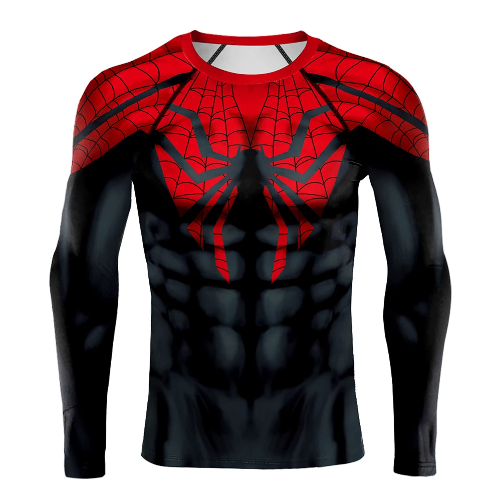 T-shirt Uomo Stampa Ragno, Mag - Compression Shirt Workout recensione e prezzo