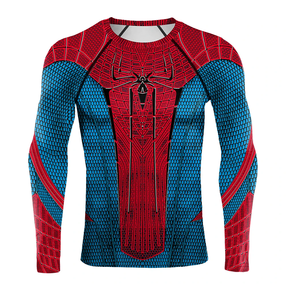 T-shirt Uomo Stampa Ragno, Mag - Compression Shirt Workout recensione e prezzo