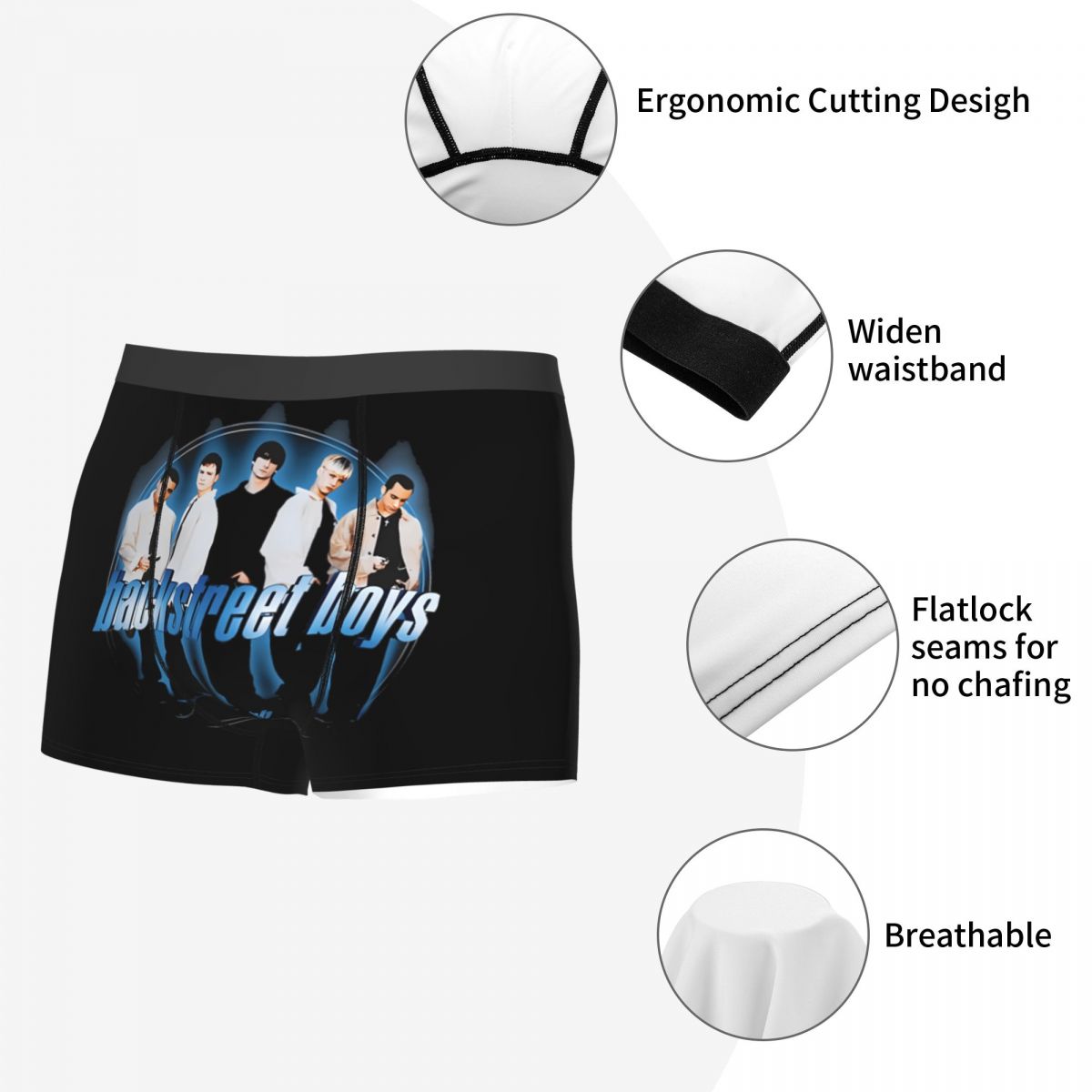 Fashion Backstreets Pop Music  - Men'S Fashion Underwear recensione e prezzo