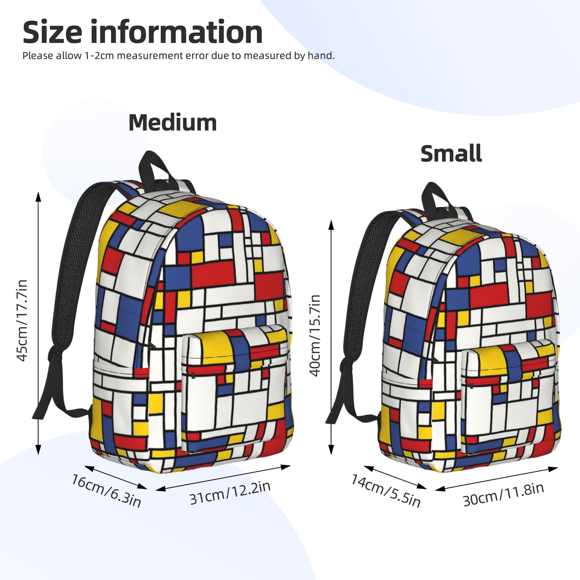 Zaino Piet Mondrian Abstract P - Men'S Fashion 1960S recensione e prezzo