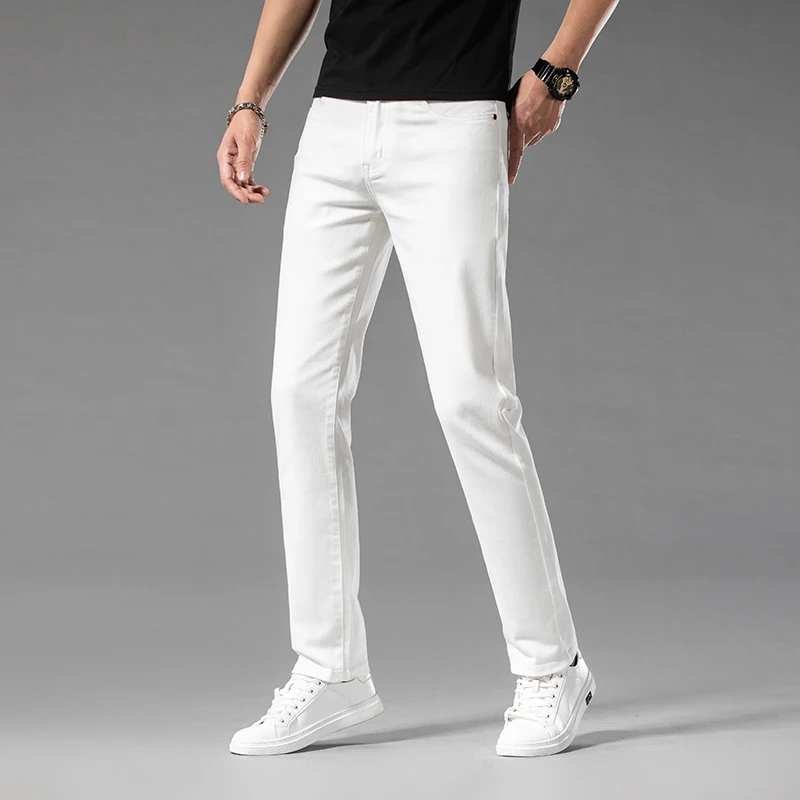 Jeans Slim da uomo estivi bian - Jeans Pants Fashion Men recensione e prezzo