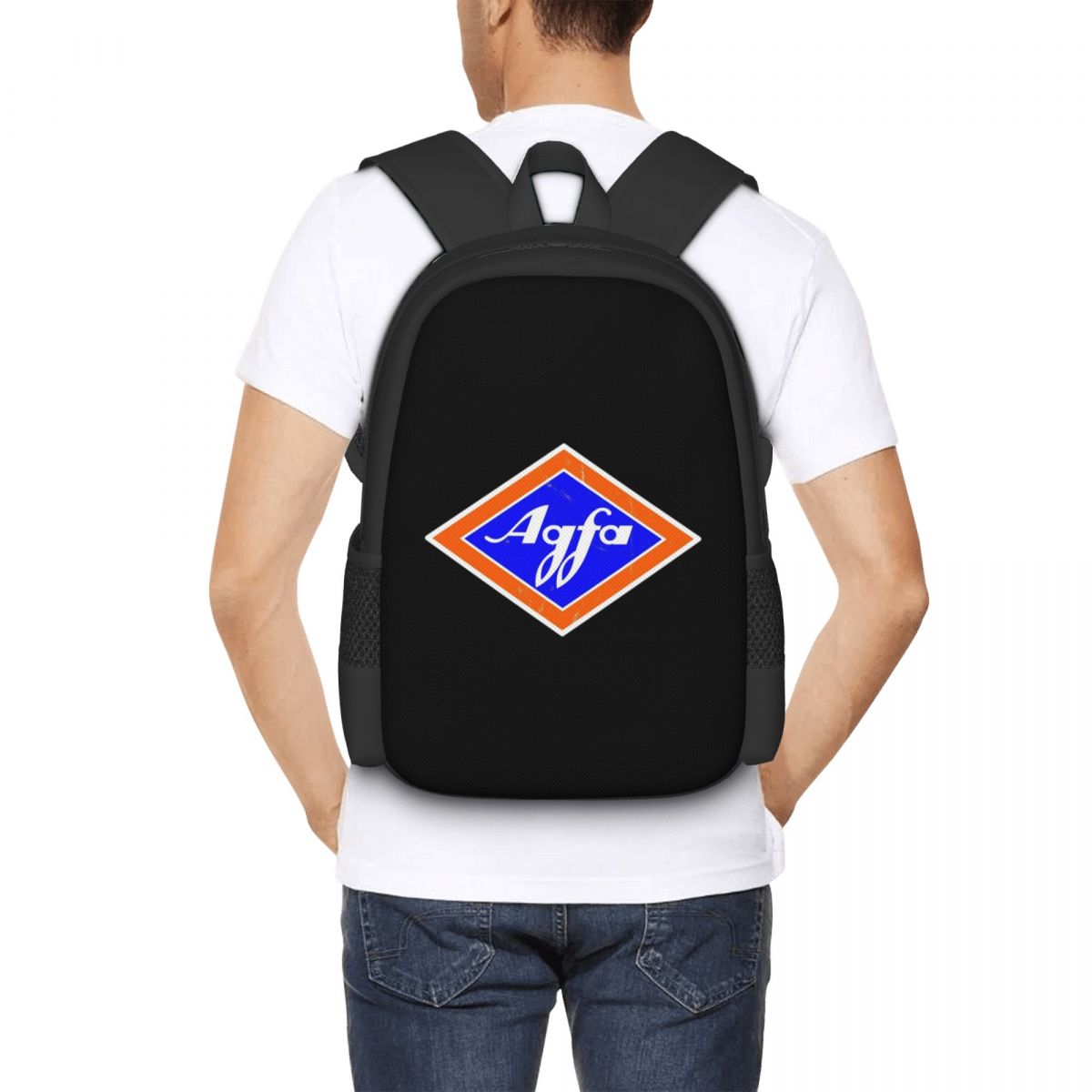 Zaino da scuola con logo retrò - Men'S Fashion 1960S recensione e prezzo