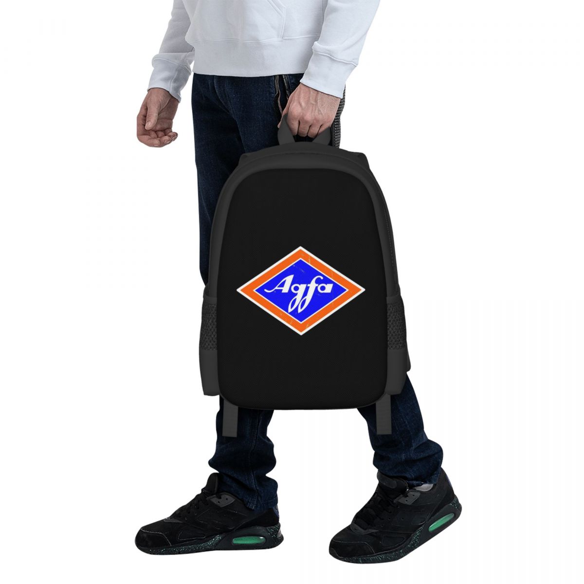 Zaino da scuola con logo retrò - Men'S Fashion 1960S recensione e prezzo