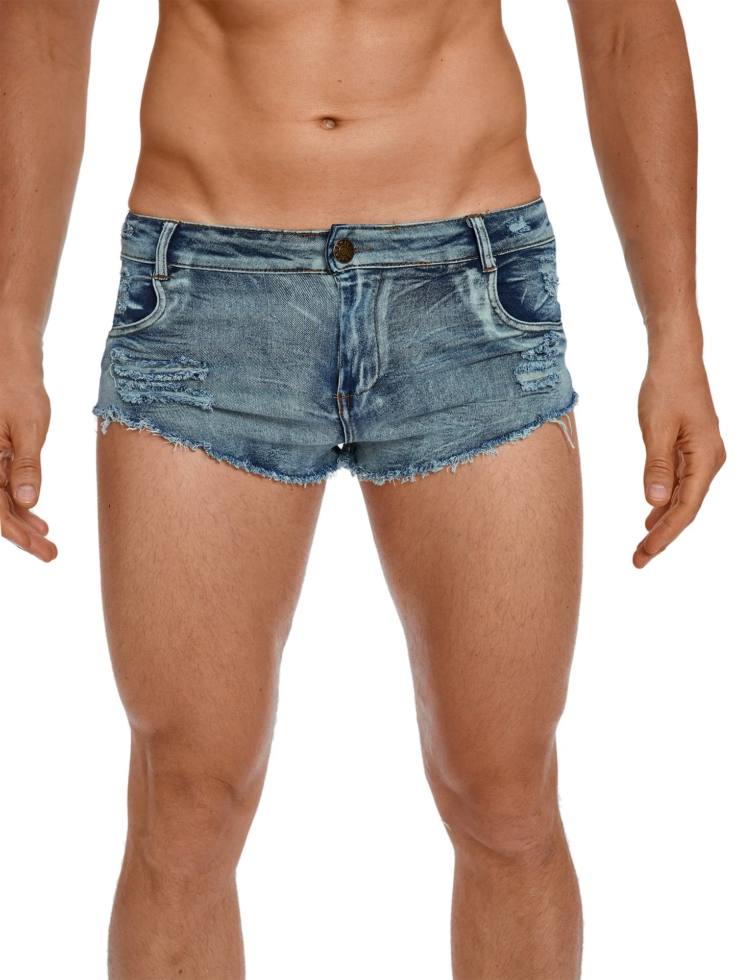Pantaloncini Jeans da Uomo a V - Jeans Pants Fashion Men recensione e prezzo