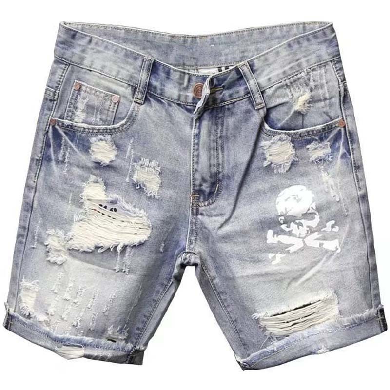 Jeans corti strappati elastici - Jeans Pants Fashion Men recensione e prezzo