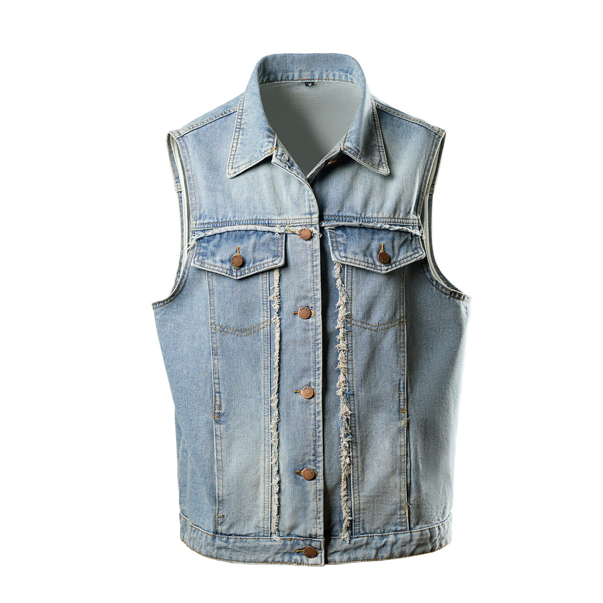 Gilet in denim da uomo primave - Men'S Fashion Vest With Jeans recensione e prezzo