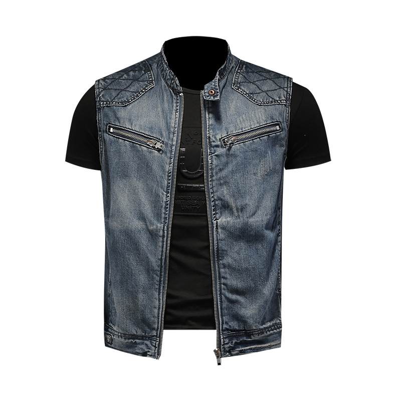 2026 Gilet di jeans da uomo Vi - Men'S Fashion Vest With Jeans recensione e prezzo