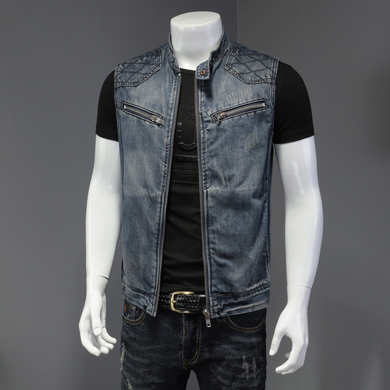 2026 Gilet di jeans da uomo Vi - Men'S Fashion Vest With Jeans recensione e prezzo