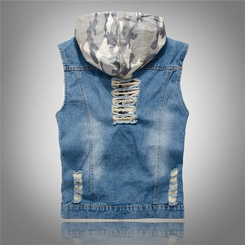 Gilet in denim mimetico da uom - Men'S Fashion Vest With Jeans recensione e prezzo